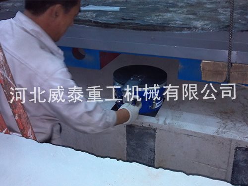 为HORIBA配套的铁地板在北汽动力总成有限公司现场